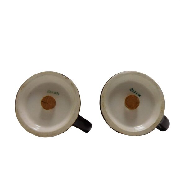 Vintage Candle Holder Salt & Pepper Shaker Set Approx 2.5"x 3.1/3" - Picture 7 of 7